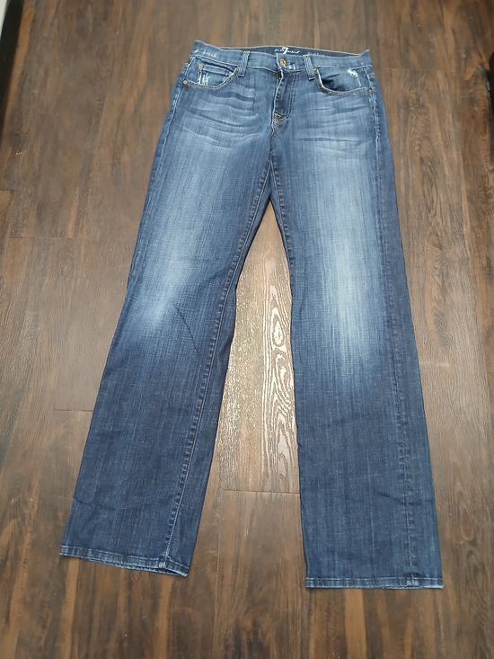7 For All Mankind Other - 7 For All Mankind Men's Straight Jeans in Medium Blue Wash